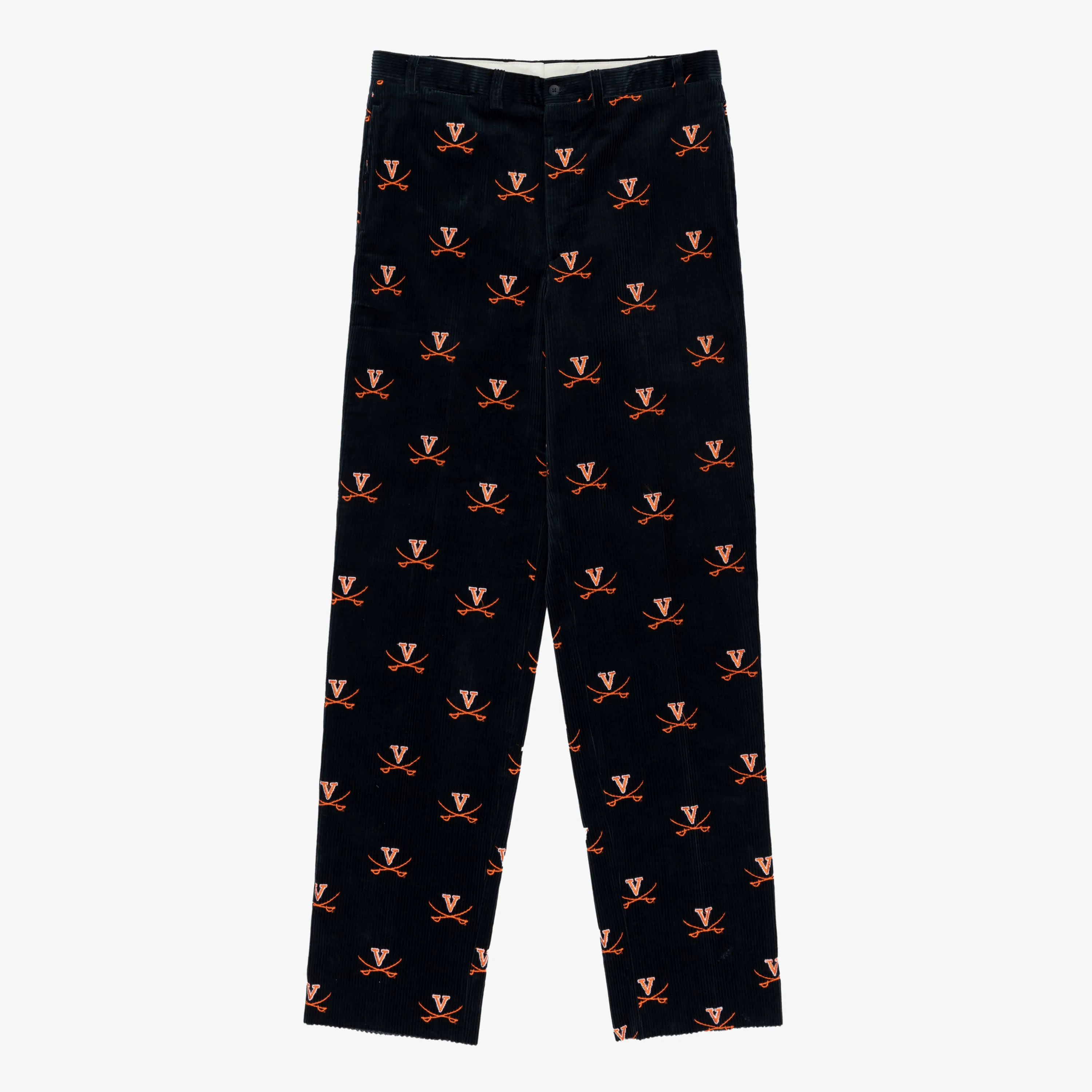 UVA Corduroy Embroidered Pants