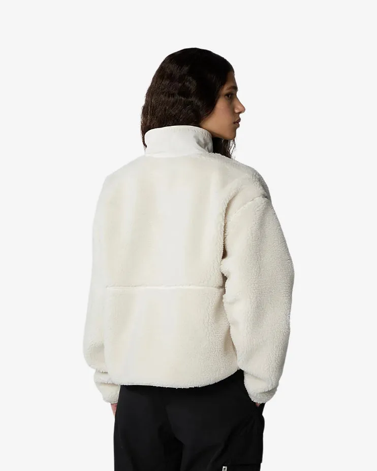 W EXTREME PILE PULLOVER - WHITE DUNE