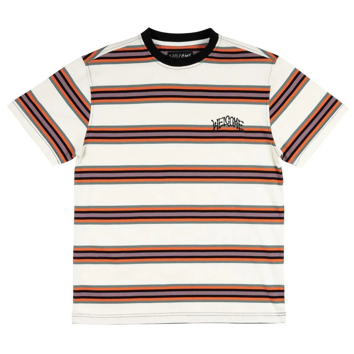 Welcome Shirt Thelema Stripe Knit Bone