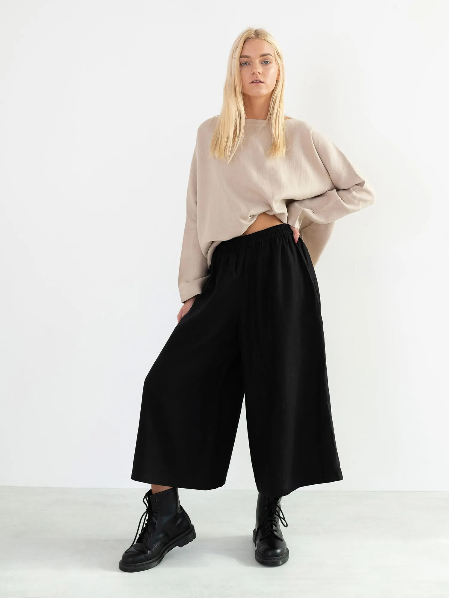 Wide-Leg Culottes