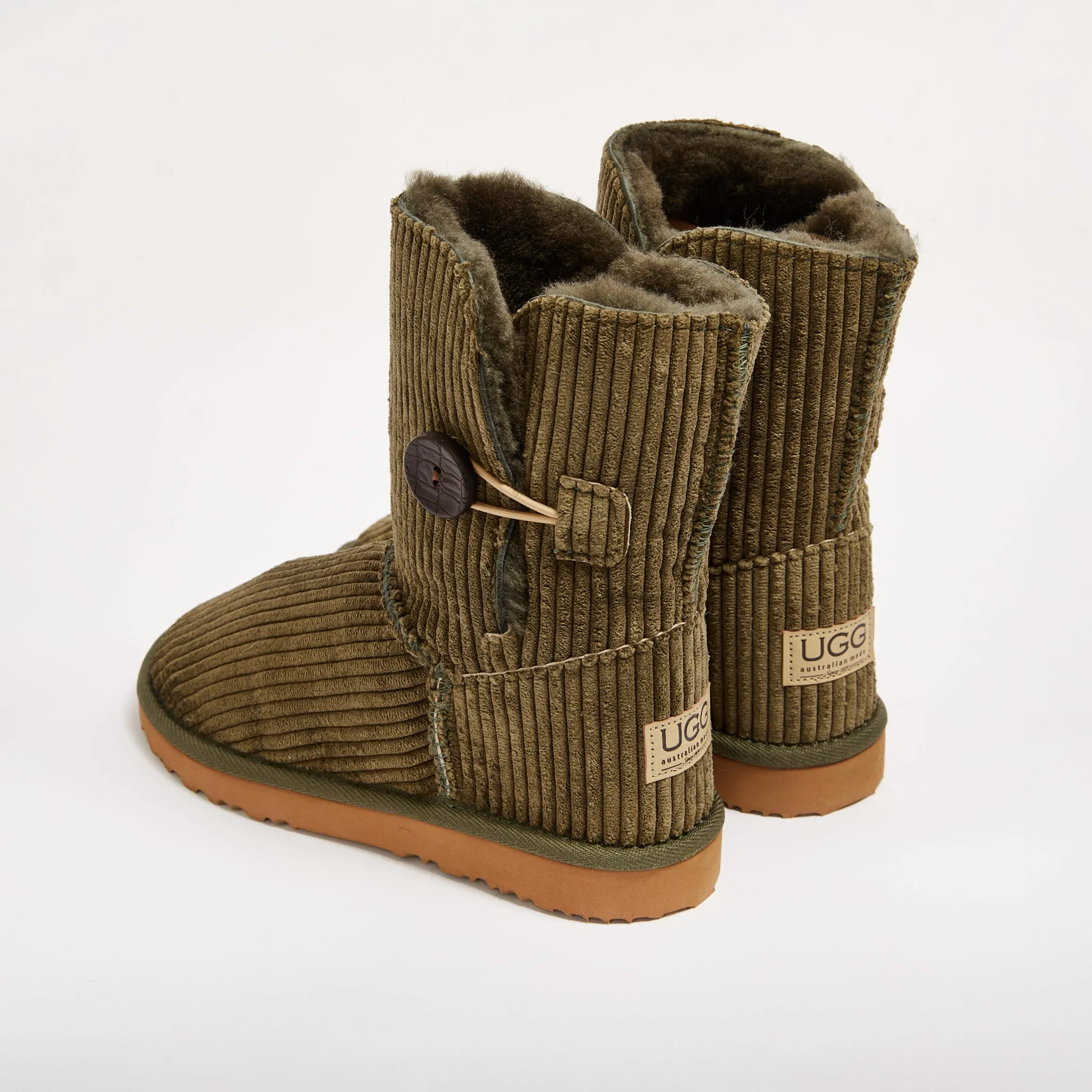 Women's Corduroy Burleigh Button Mid