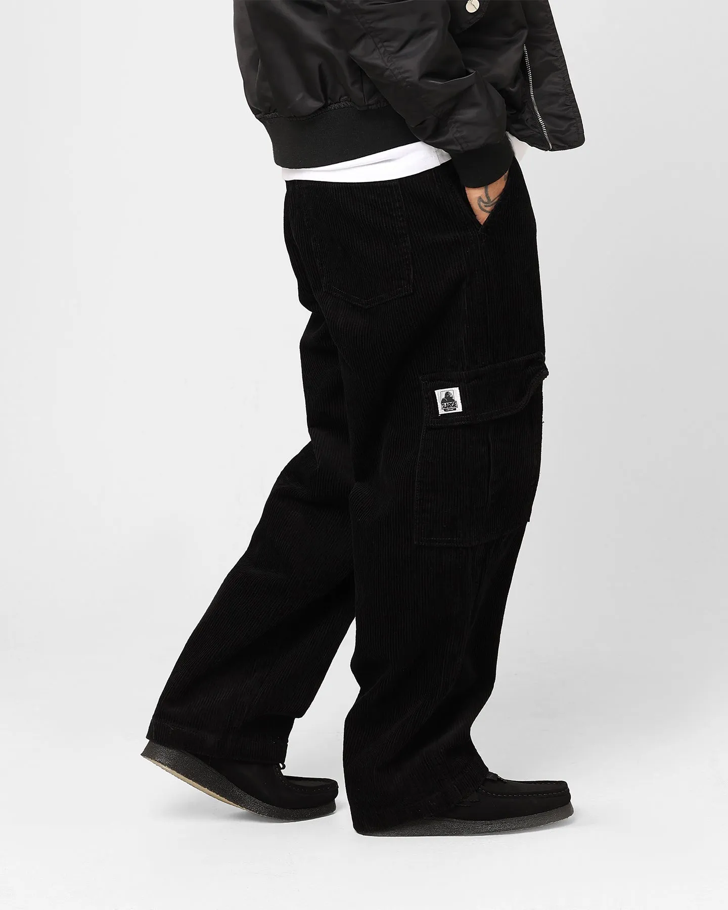 X-Large Cord 91 Cargo Pants Black