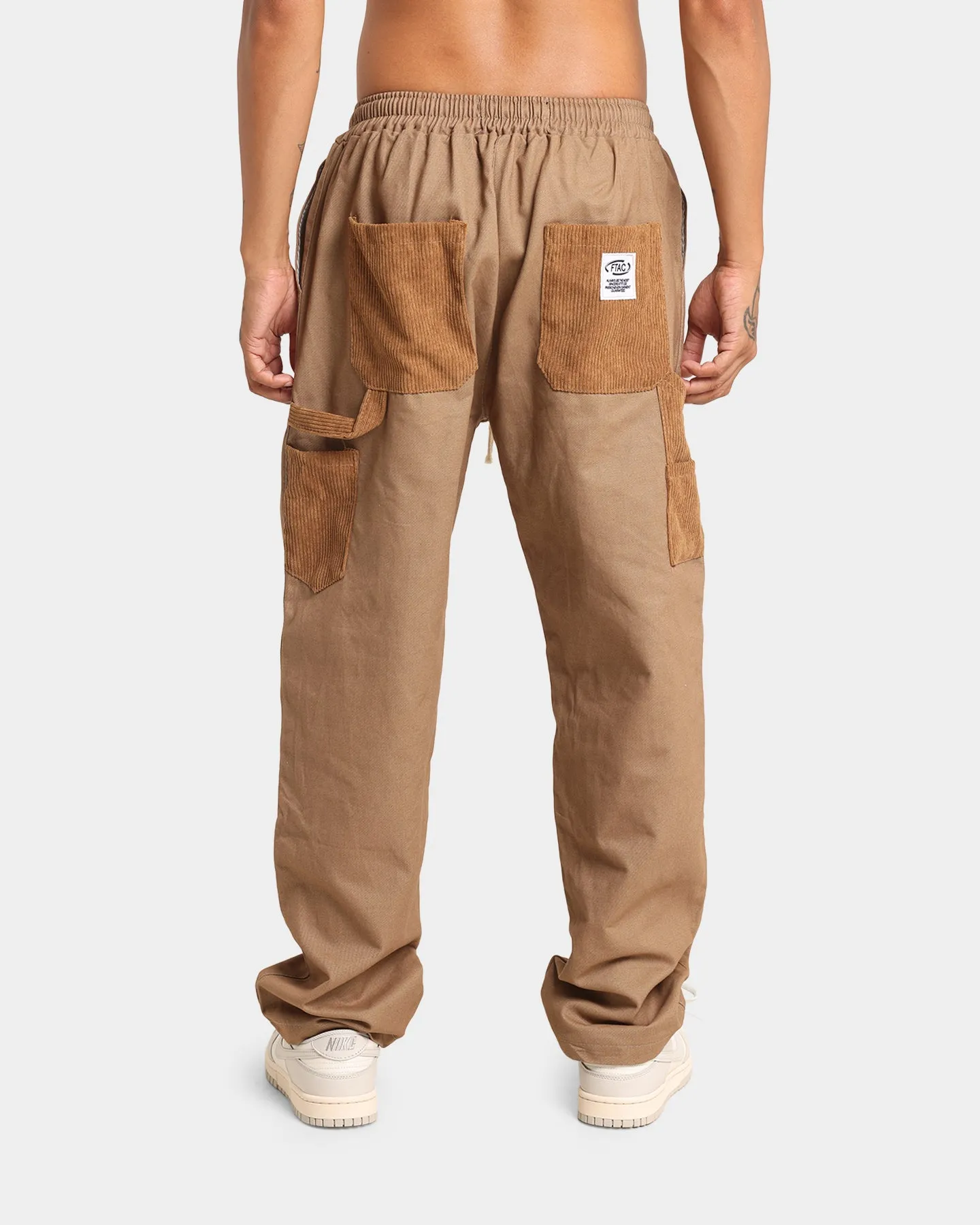 XXIII Horacio Wide Leg Chino Pants Khaki/Brown