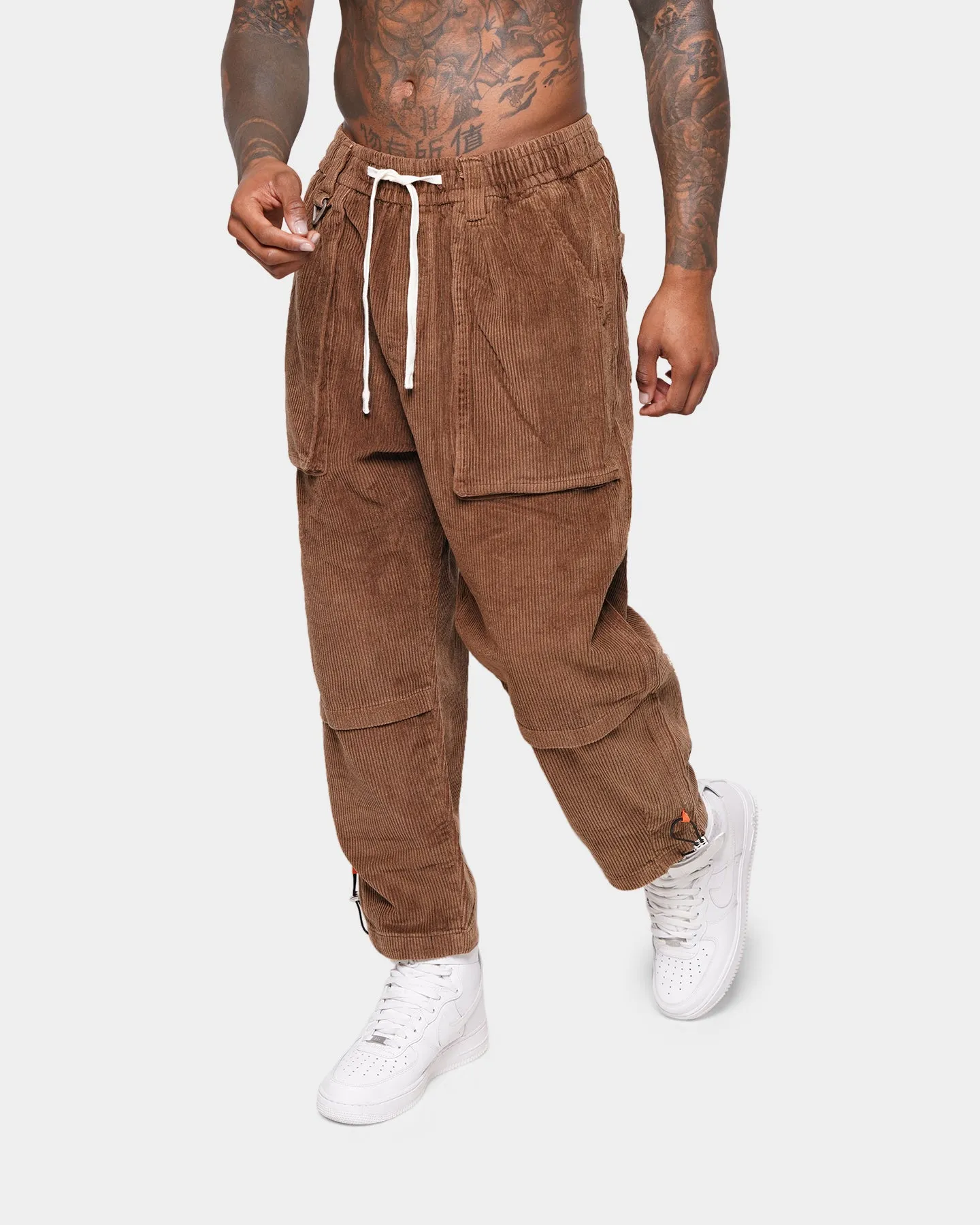 XXIII Kylen Cord Cargo Pants Brown