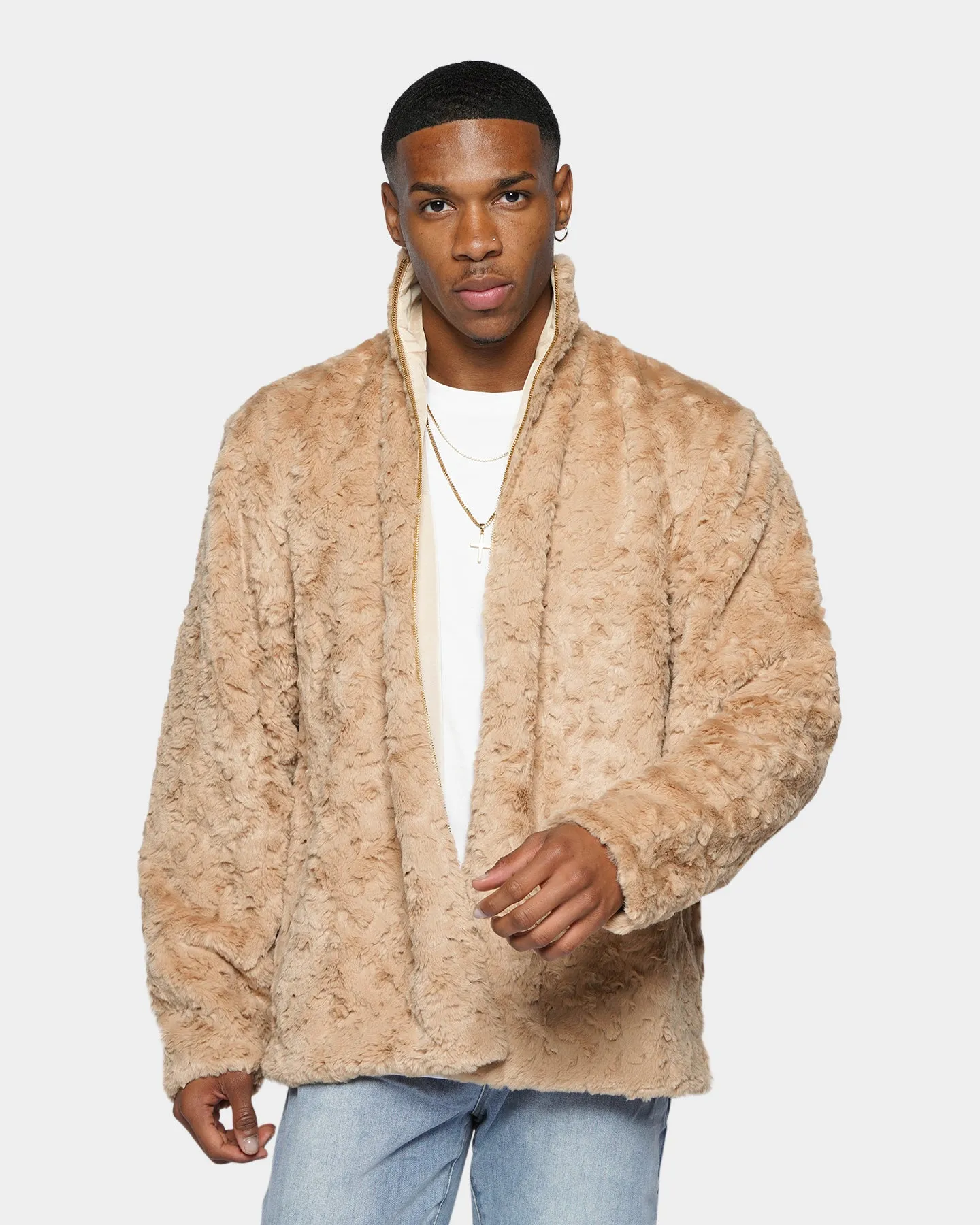 XXIII Thando Fur Jacket Golden Glow