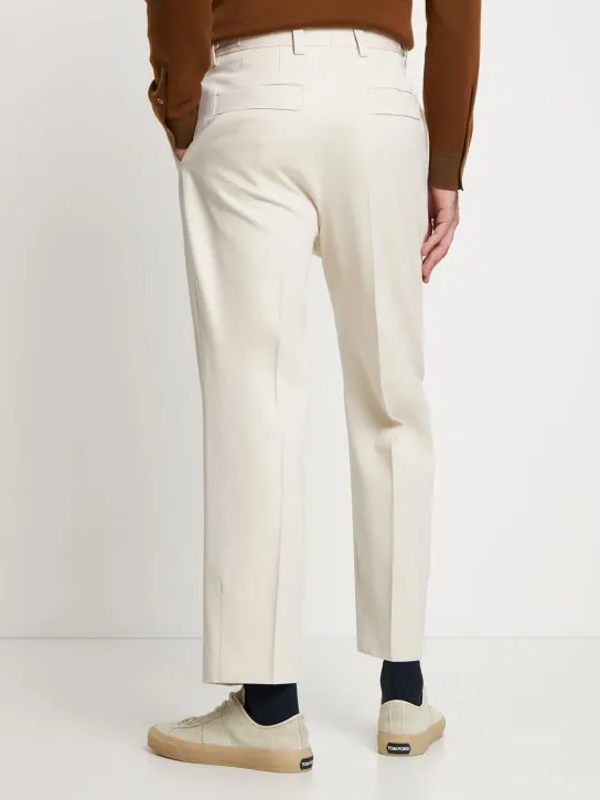 Zegna   Cotton &amp; wool pants 